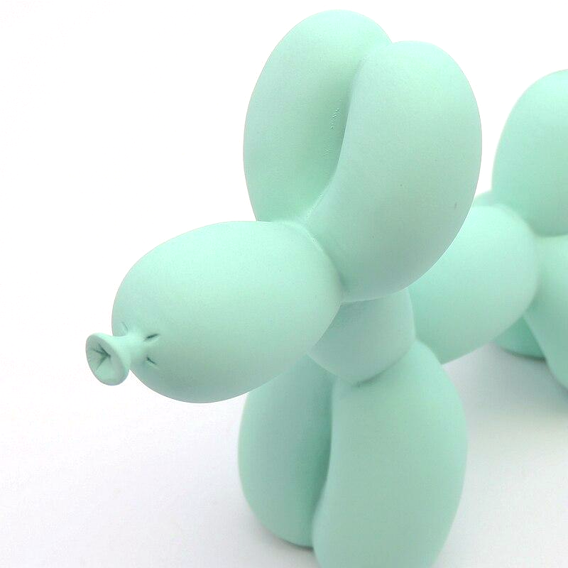 Vibrant Color Balloon Dog Sculpture