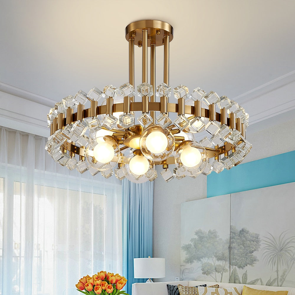 YLK Rarmaden Colorful Luxury crystal chandelier