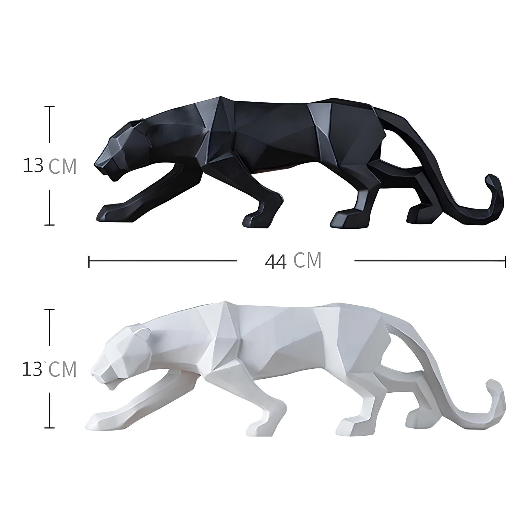 Panther Resin Sculpture Abstract Figurine