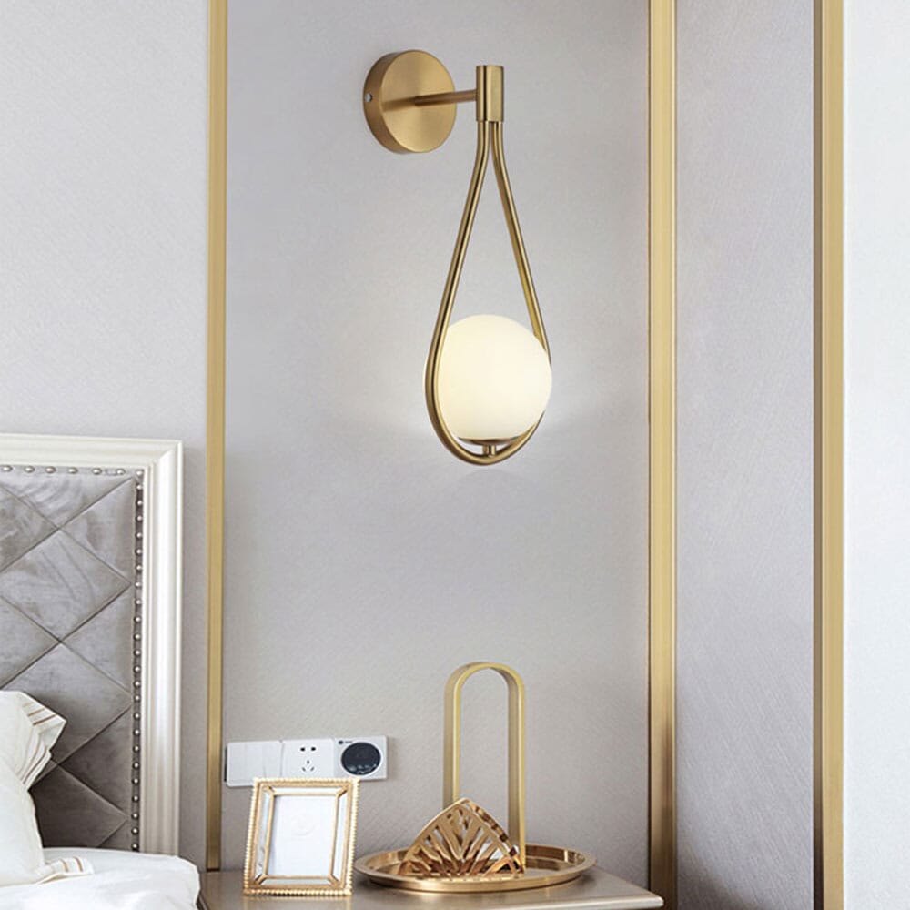 Golden Droplet Lamp