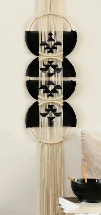 Hand Woven Wooden Wall Hanging