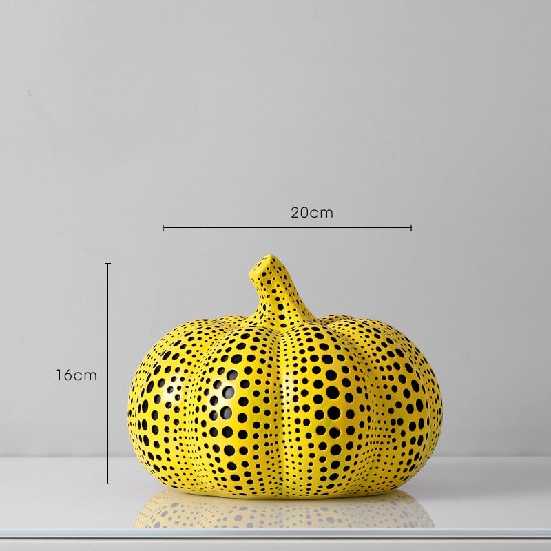 Kusama Yayoi Style Pumpkin Sculptures