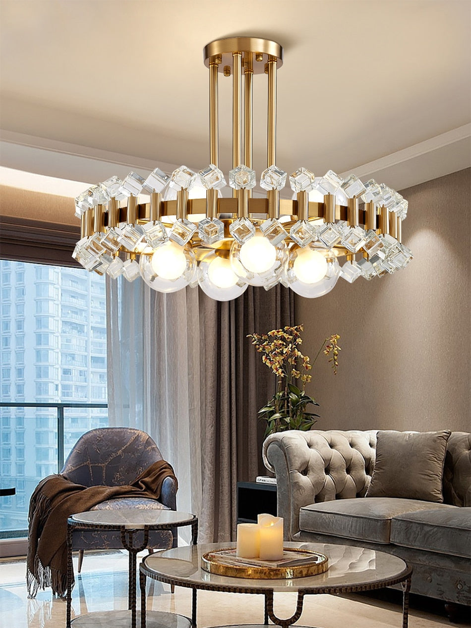 YLK Rarmaden Colorful Luxury crystal chandelier