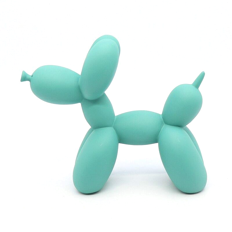 Vibrant Color Balloon Dog Sculpture