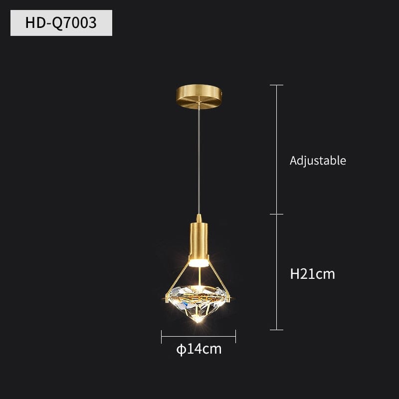 De Moderne Kristallen Hanglamp