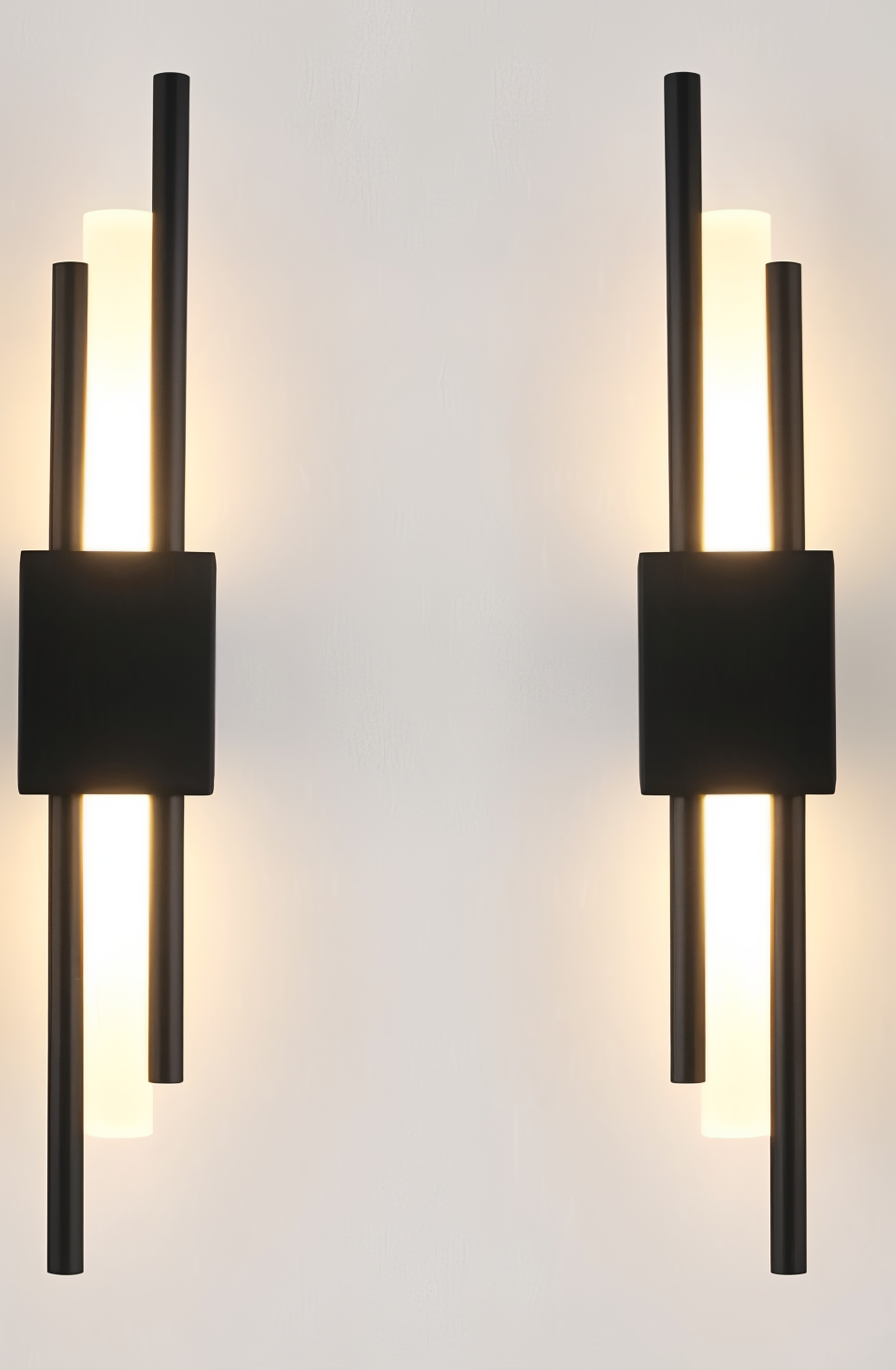 NobleGlow Lumină de Perete Aurie Neagră - Design Liniar Luxos, Iluminare Reglabilă Caldă/Neutră/Rece