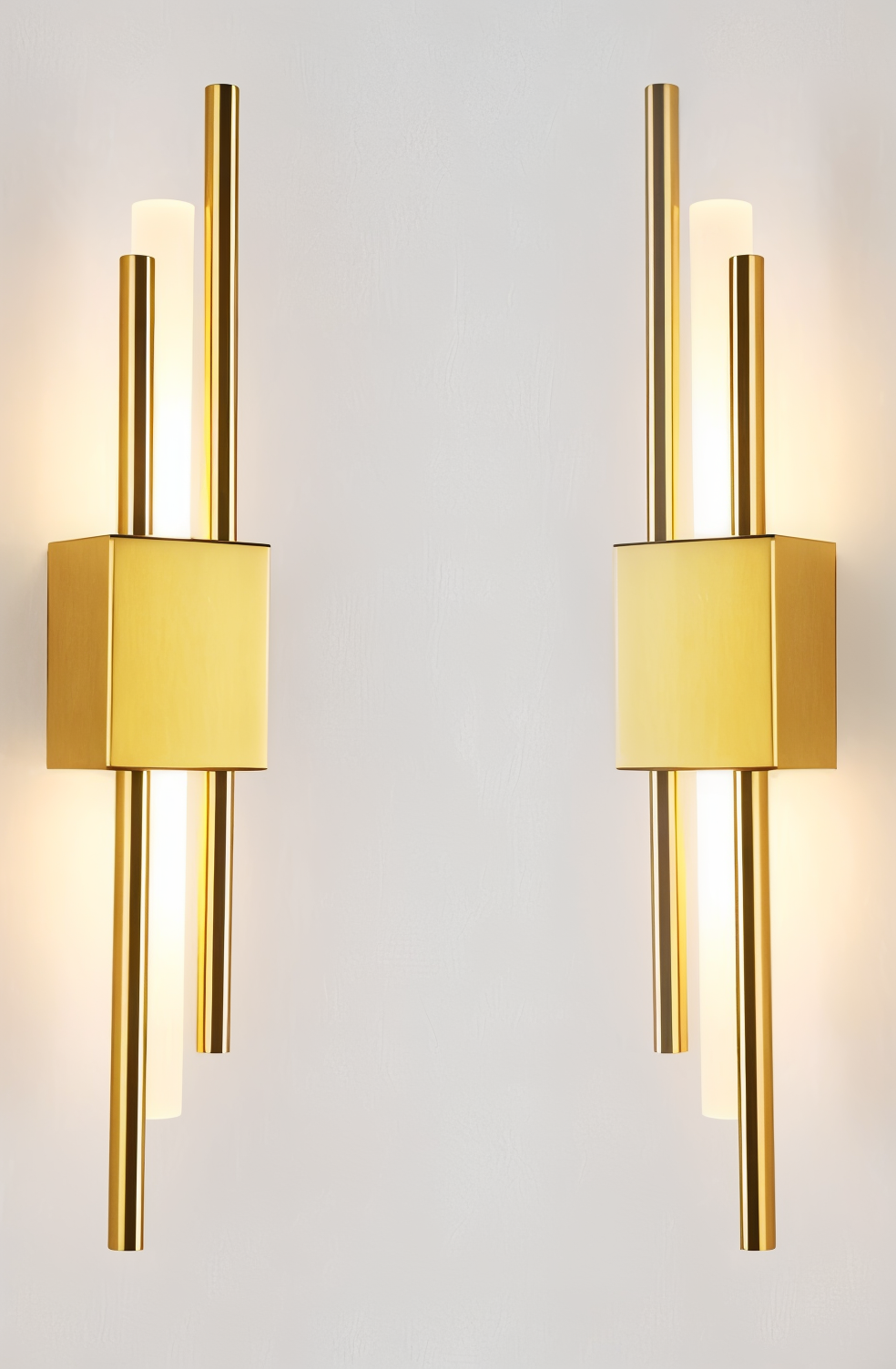 Lampada da parete NobleGlow Gold Black - Design lineare di lusso, illuminazione calda/neutra/fredda regolabile