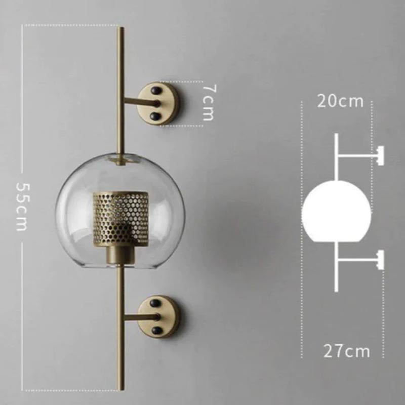 Honeycomb Radiance Orb Sconce | Wall light lamp