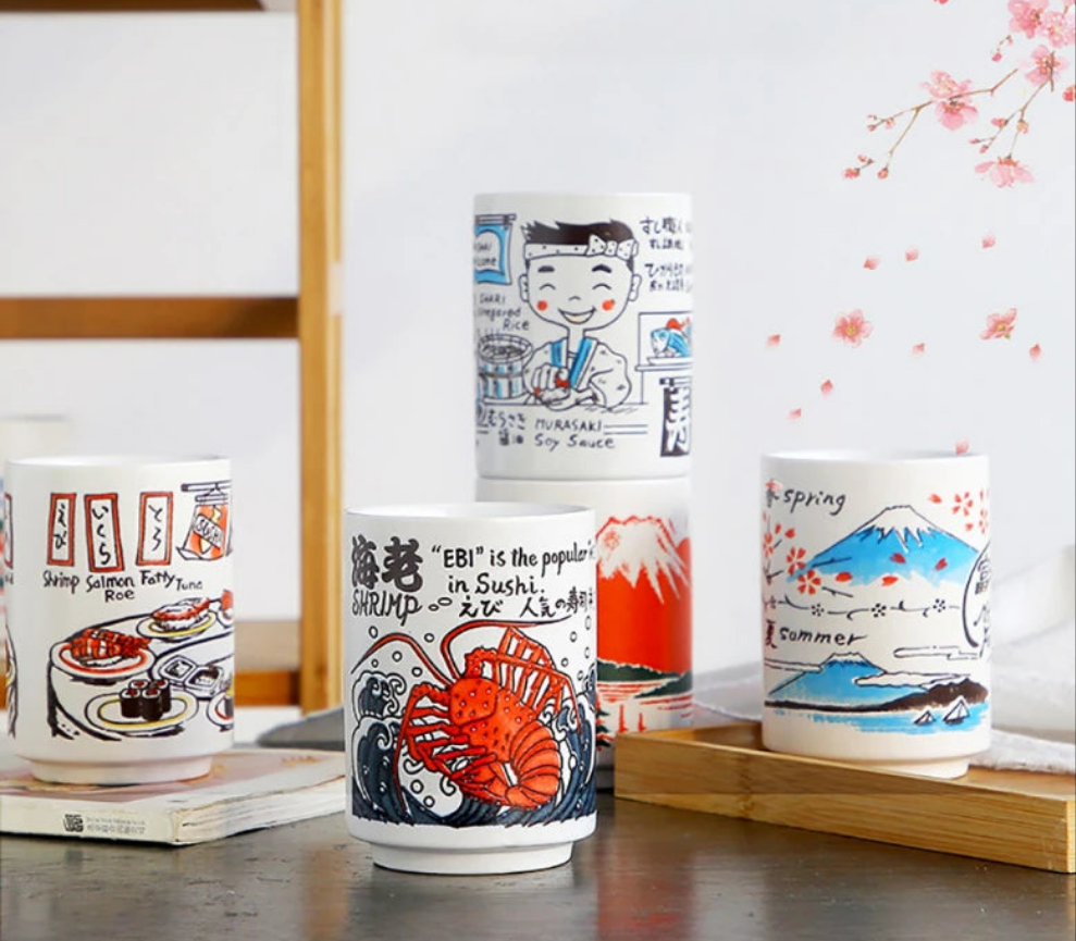 Tasses à thé japonaises artisanales Yamato