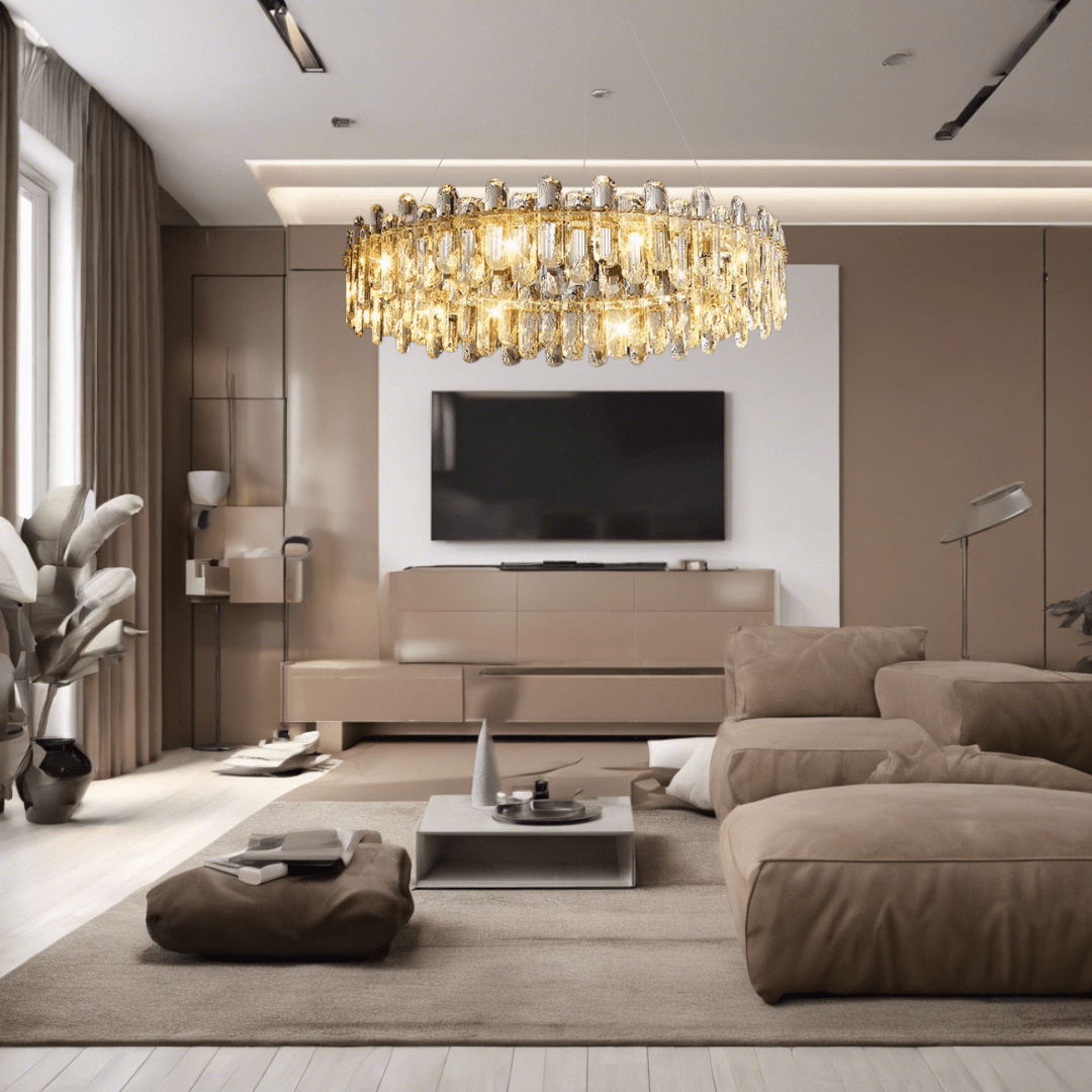 Chandelier en cristal Tooley