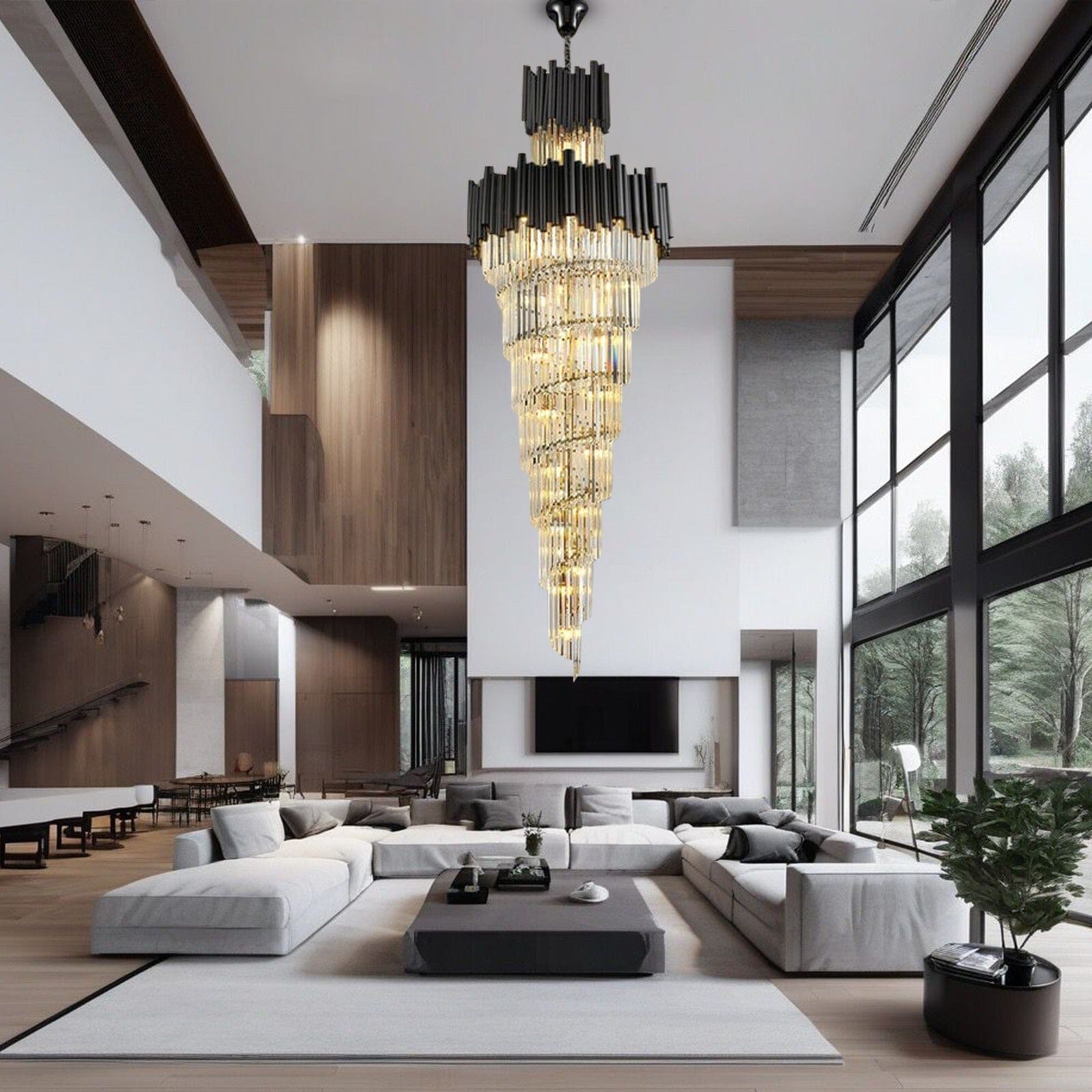 New York Black Chandelier