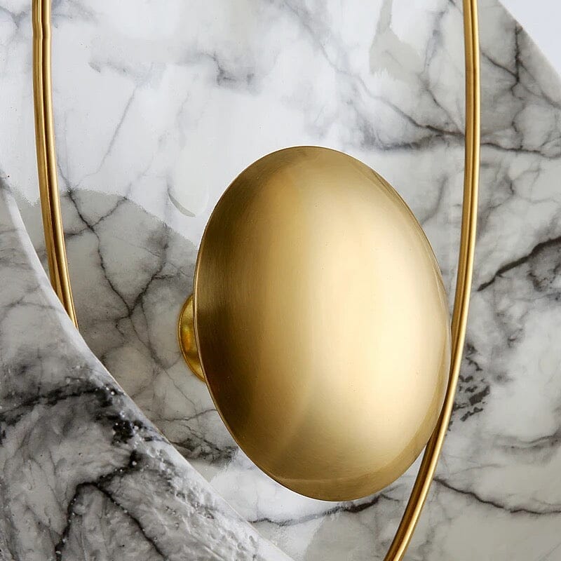 Luxury Imitation Marble Wall Lamp