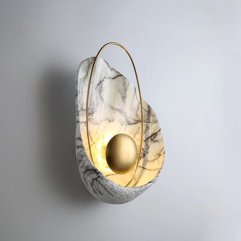 Luxury Imitation Marble Wall Lamp