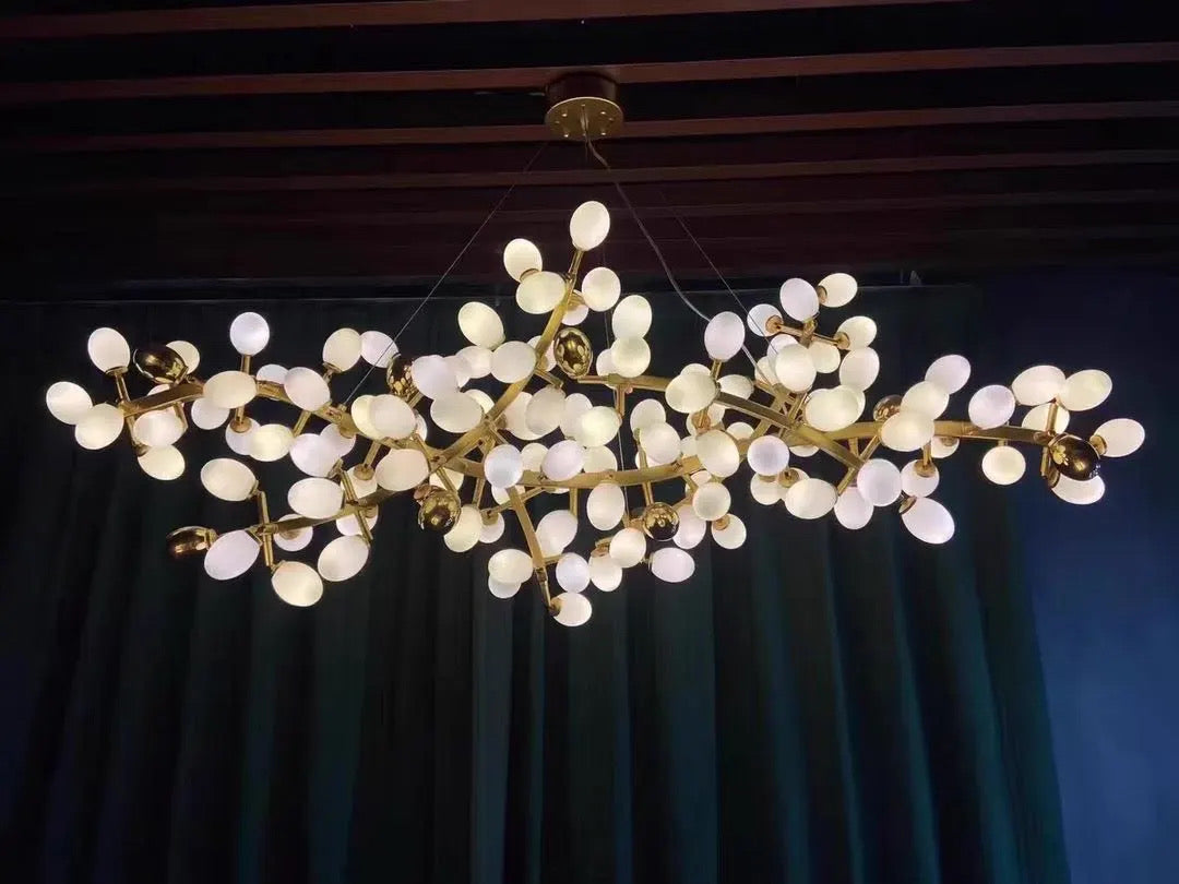 Golden Grape Vine Chandelier