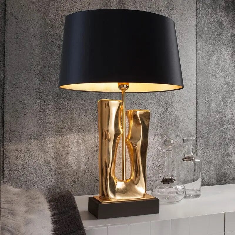 Golden Trunk Table Lamp