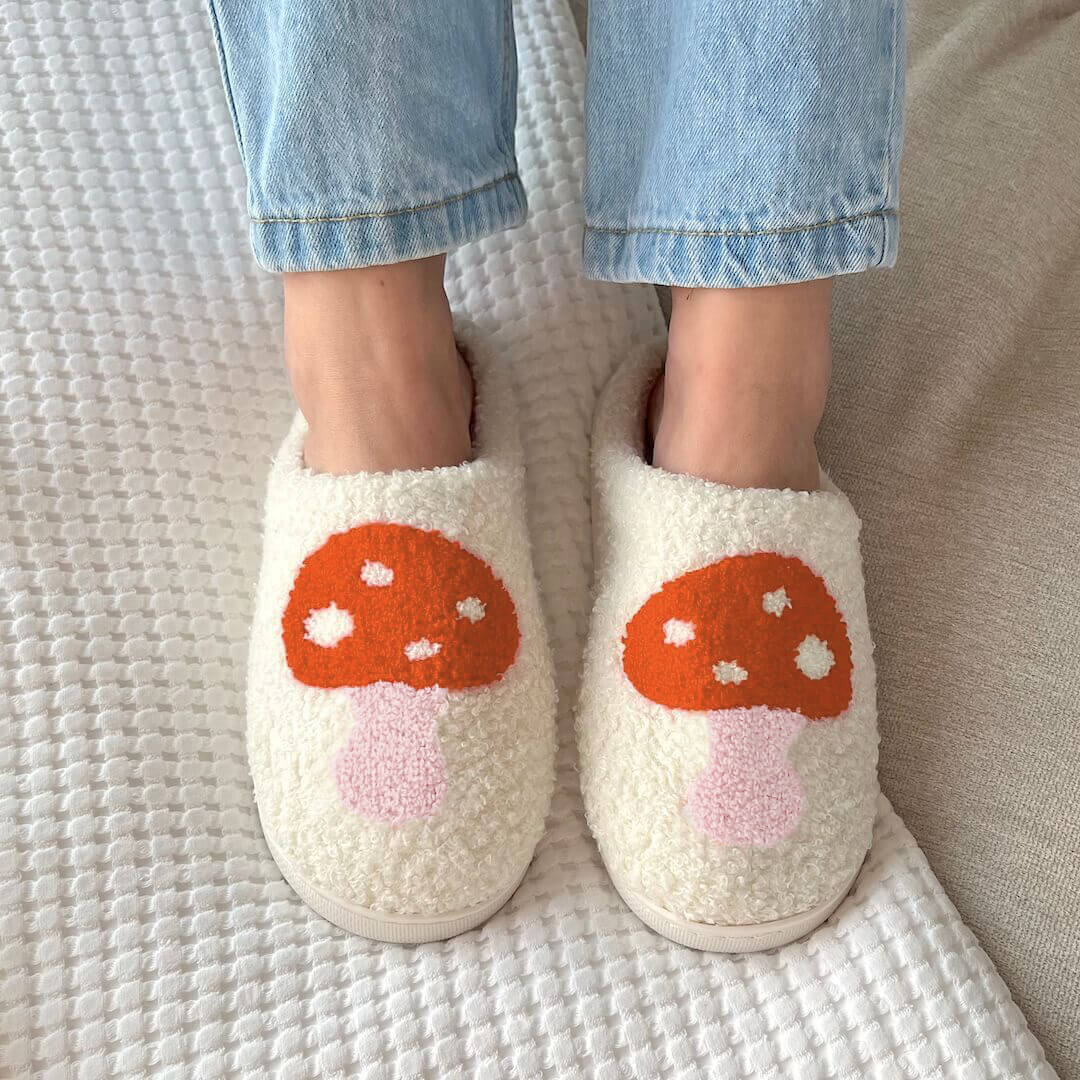 Pantuflas de peluche para enamorados