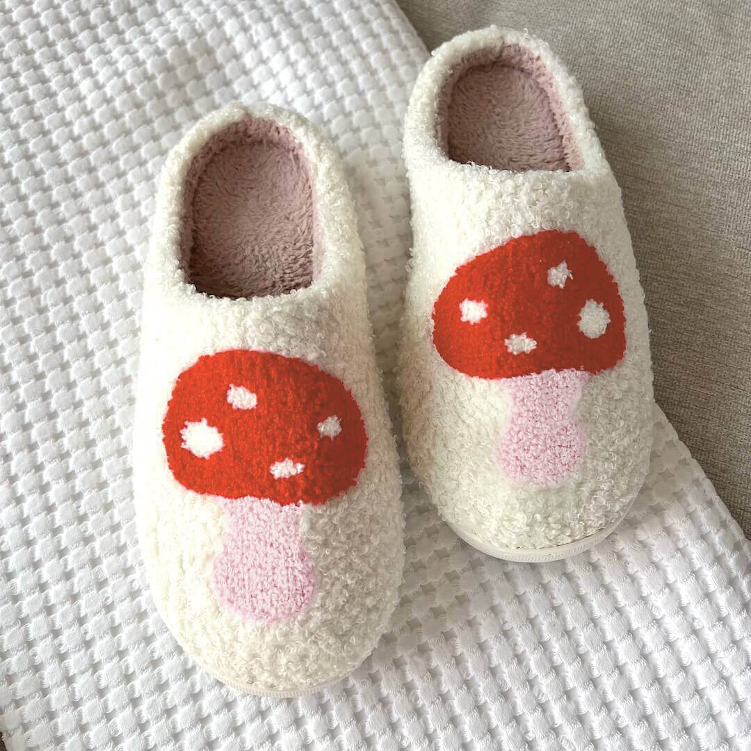 Chaussons en peluche pour amoureux