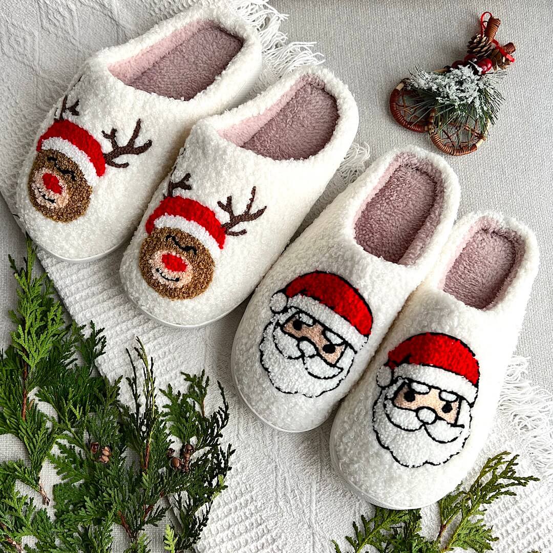 Chaussons de Noël joyeux