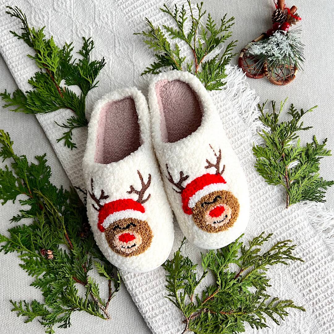 Chaussons de Noël joyeux