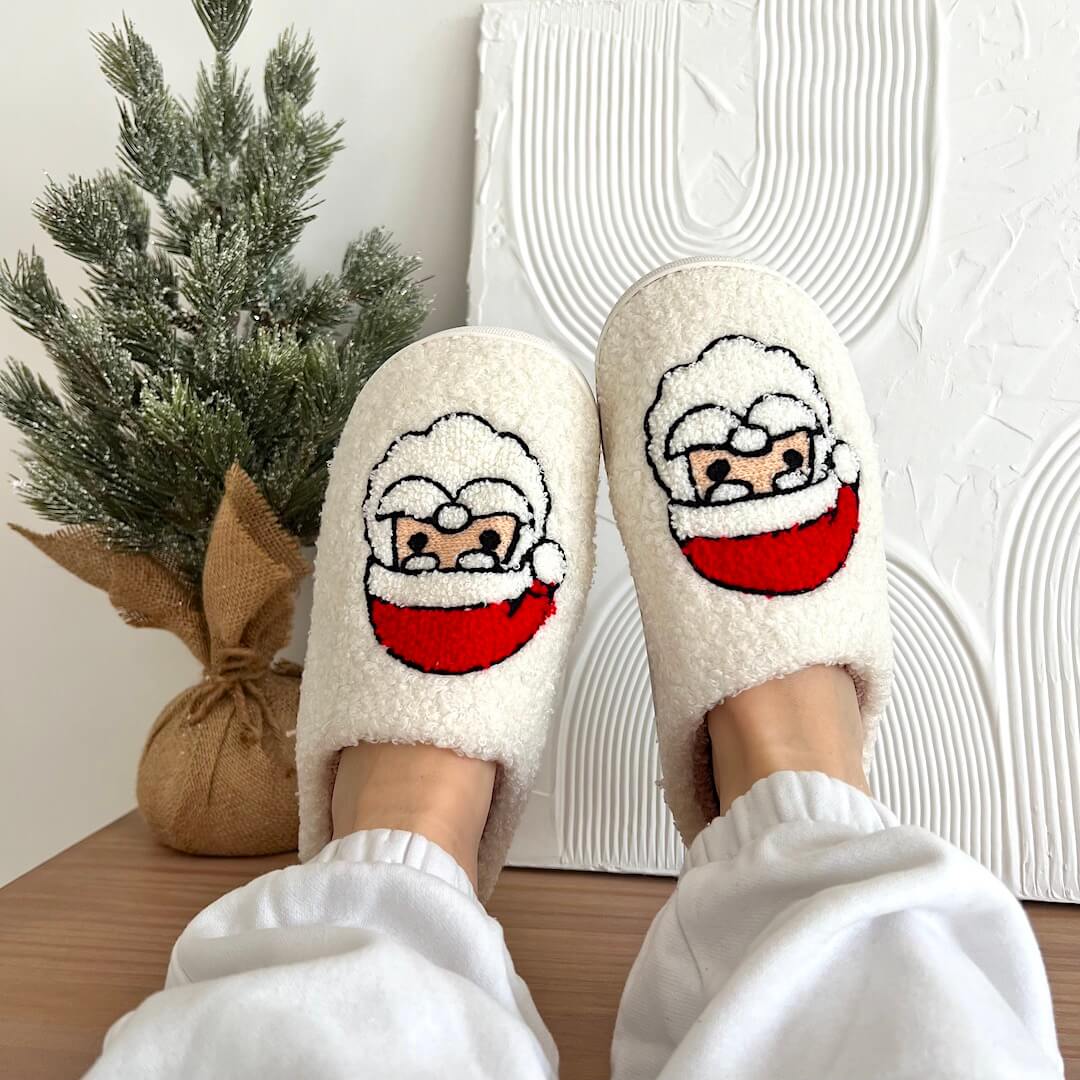 Chaussons de Noël joyeux