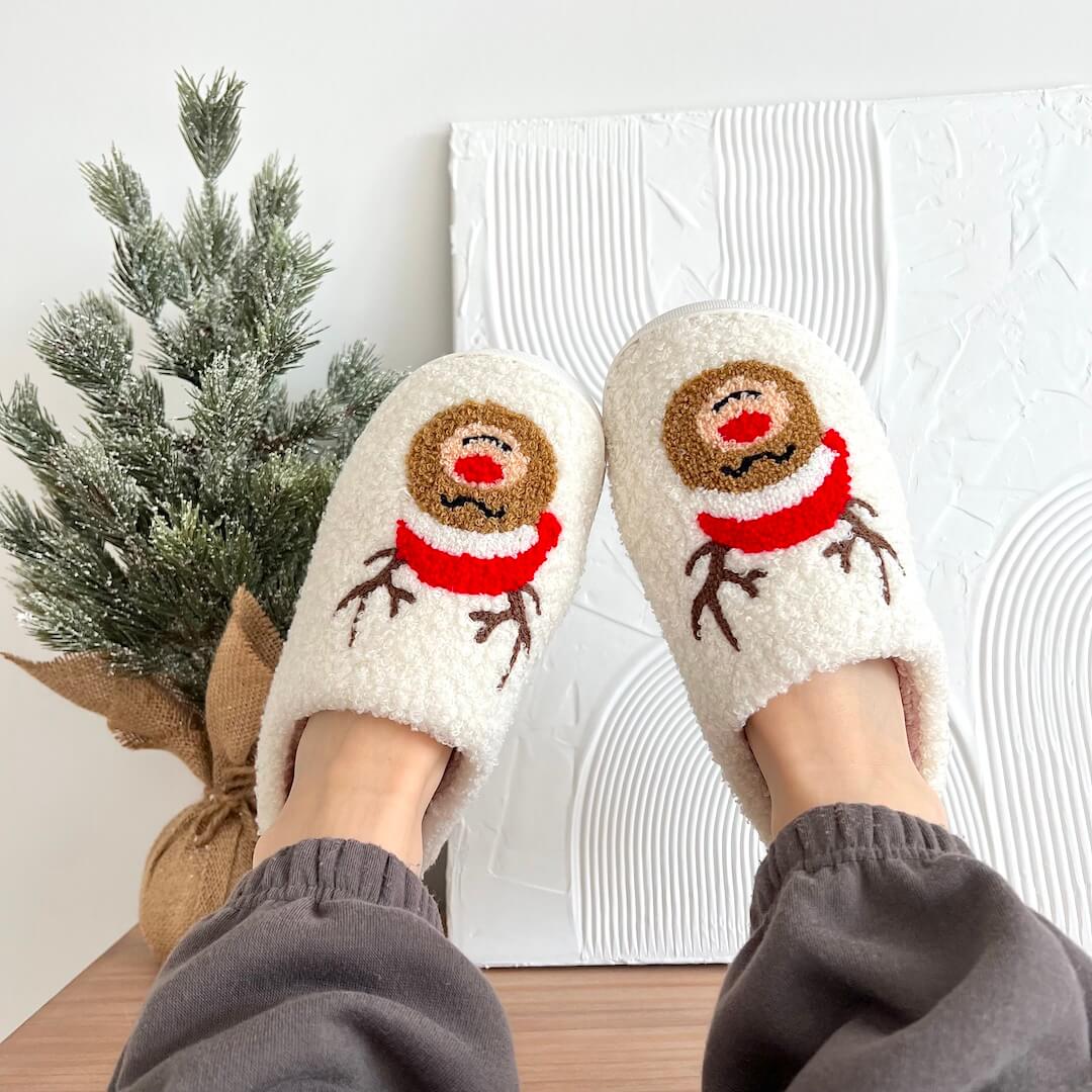 Chaussons de Noël joyeux