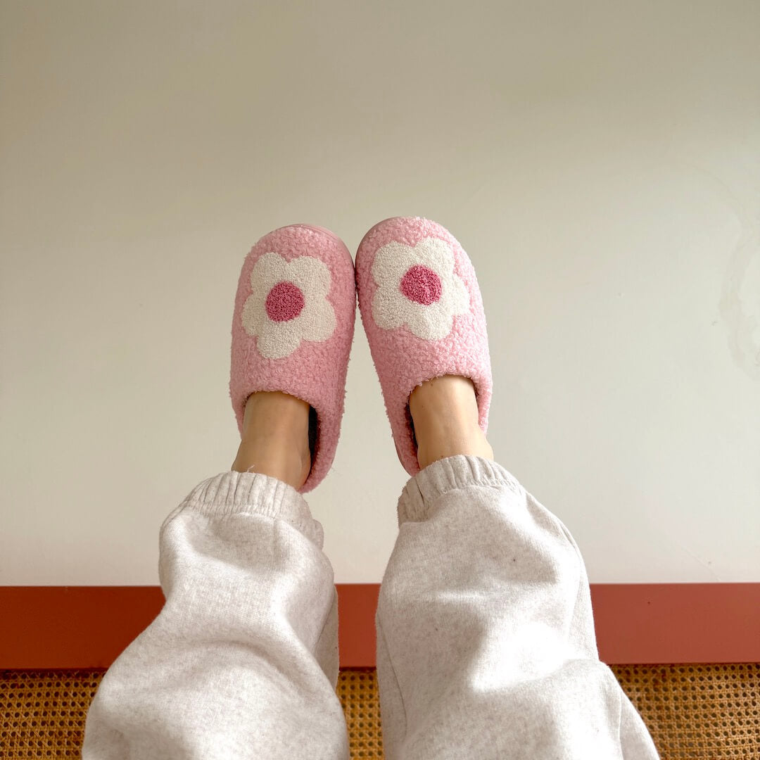 Pantuflas con diseño de flores Bloom