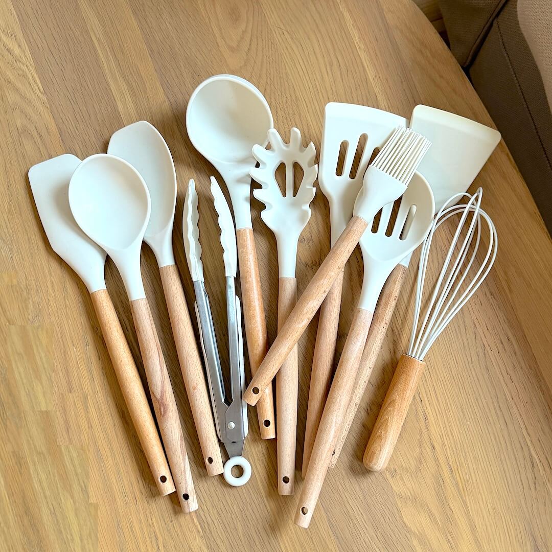 Set di utensili in silicone