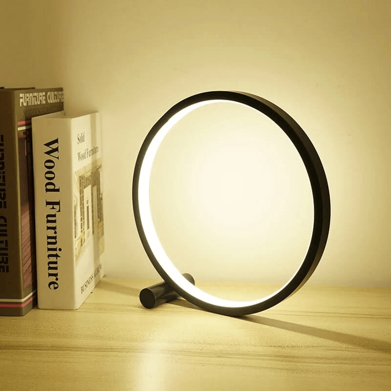 Prspctive Halo- Minimalist table lamp with touch function