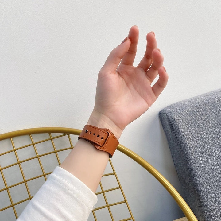 Lærsløyfe for Apple Watch