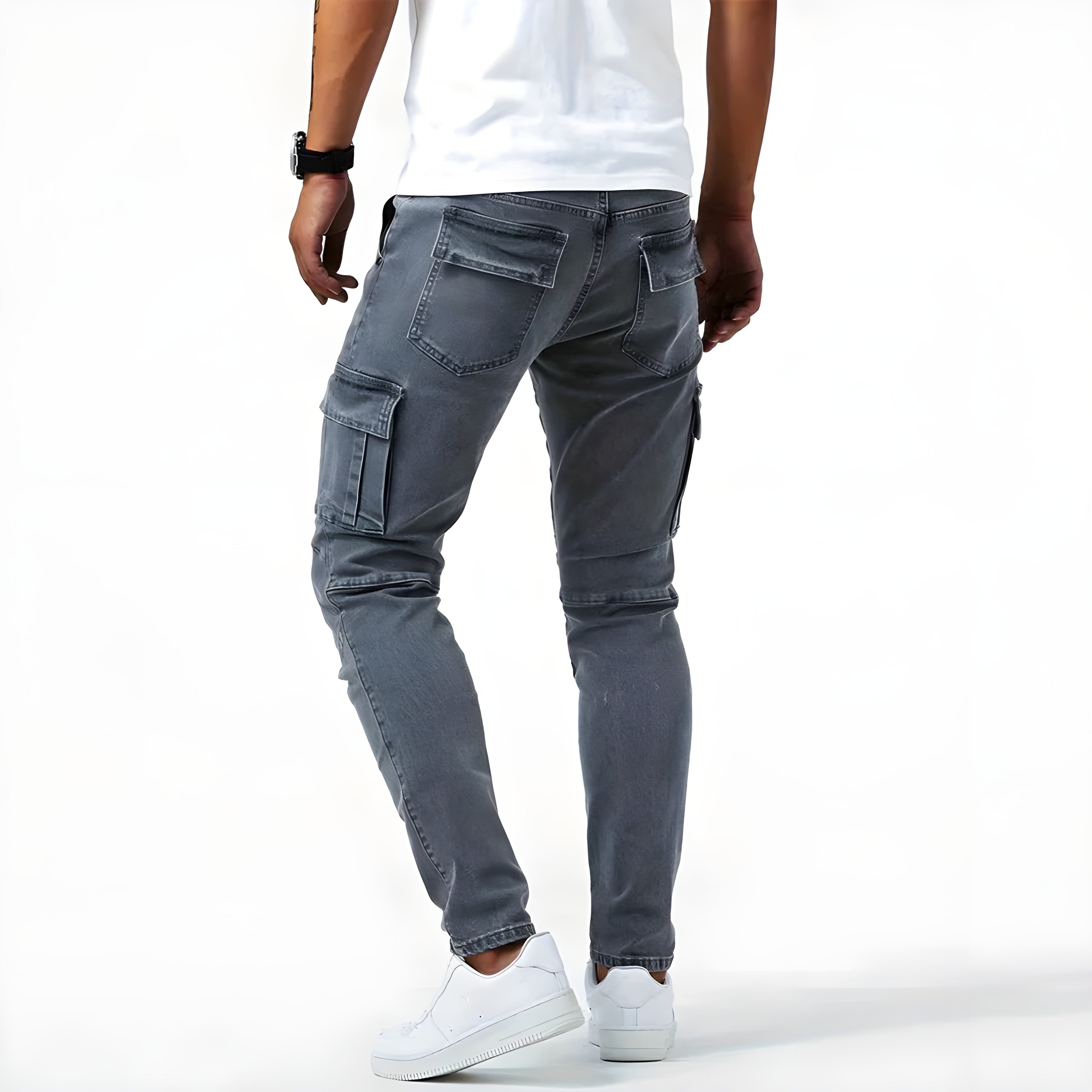 Samuel™ | Stretch Denim Cargo -housut