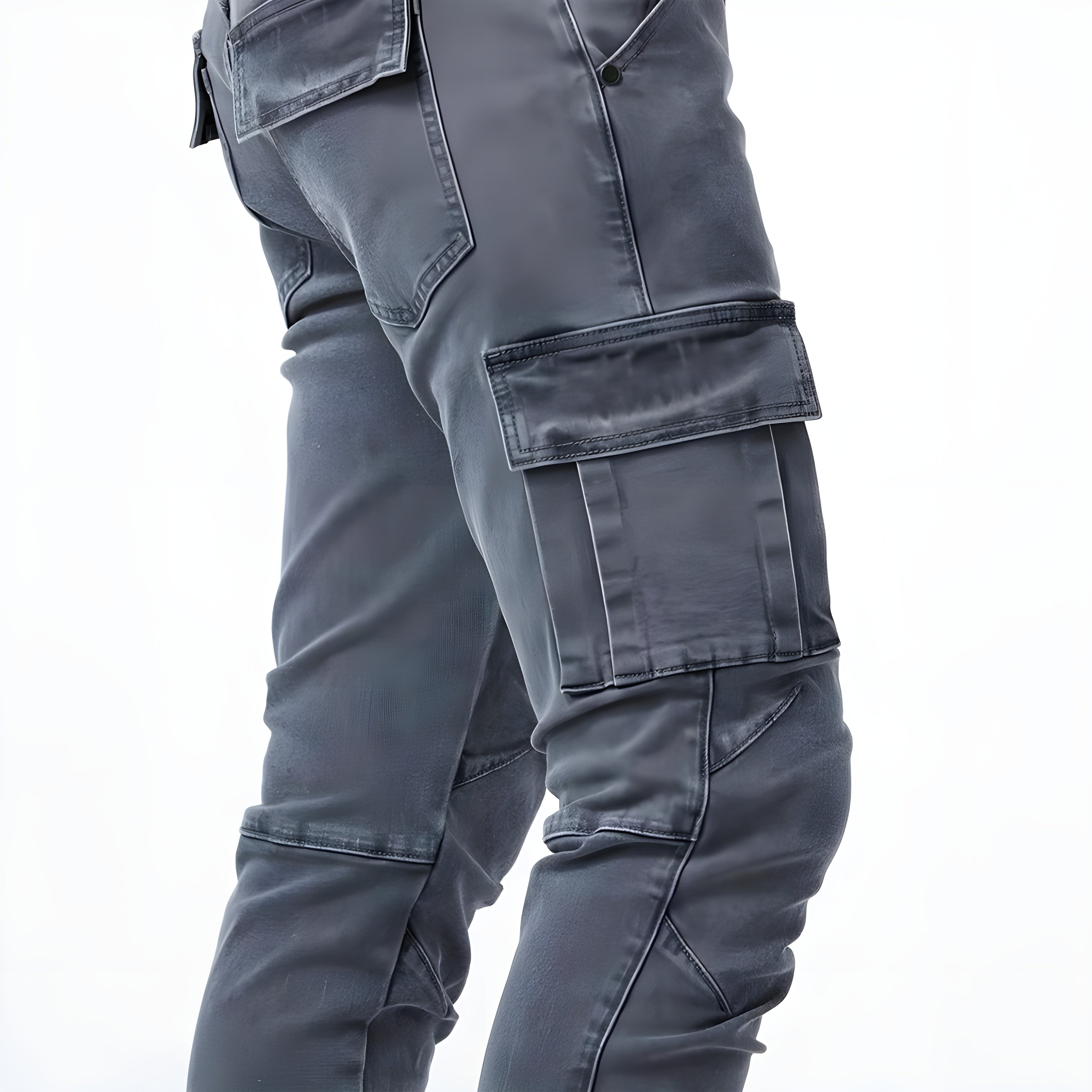 Samuel™ | Stretch Denim Cargo -housut