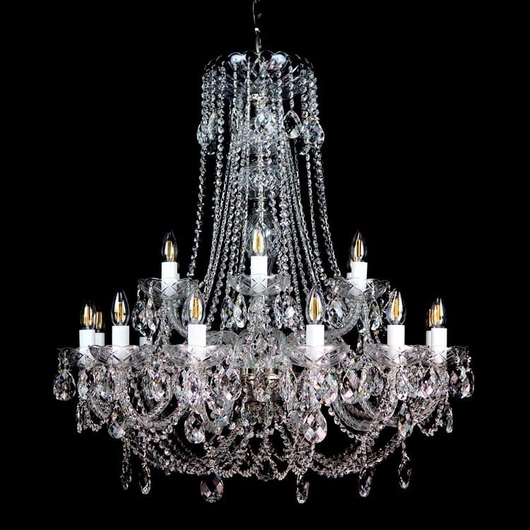 Candelabro de Cristal Elevado Classe