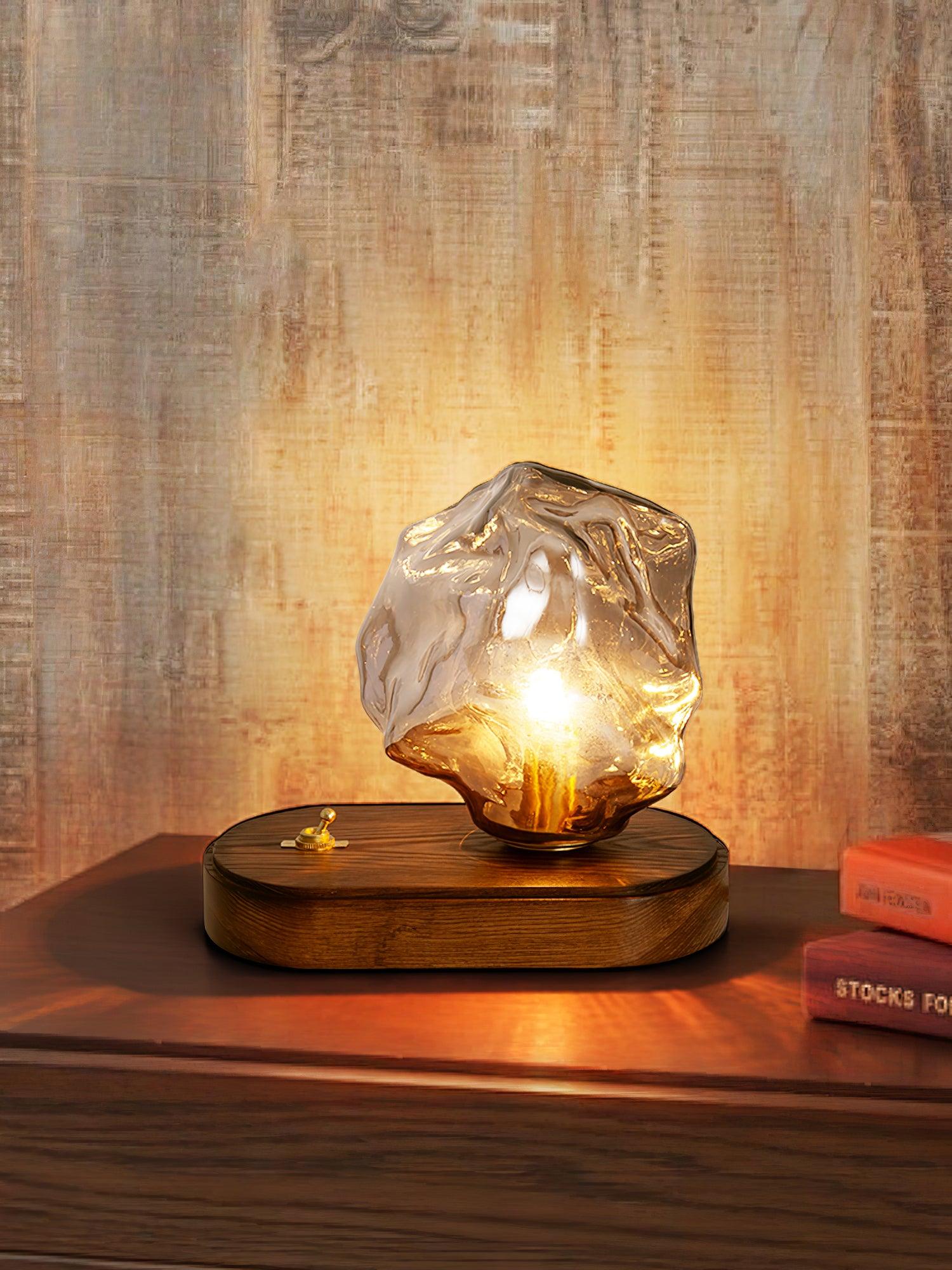 FrostedGlass - Sophisticated Table Lamp