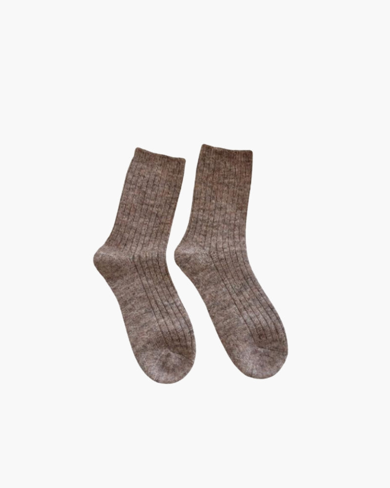 Chaussettes douillettes en cachemire