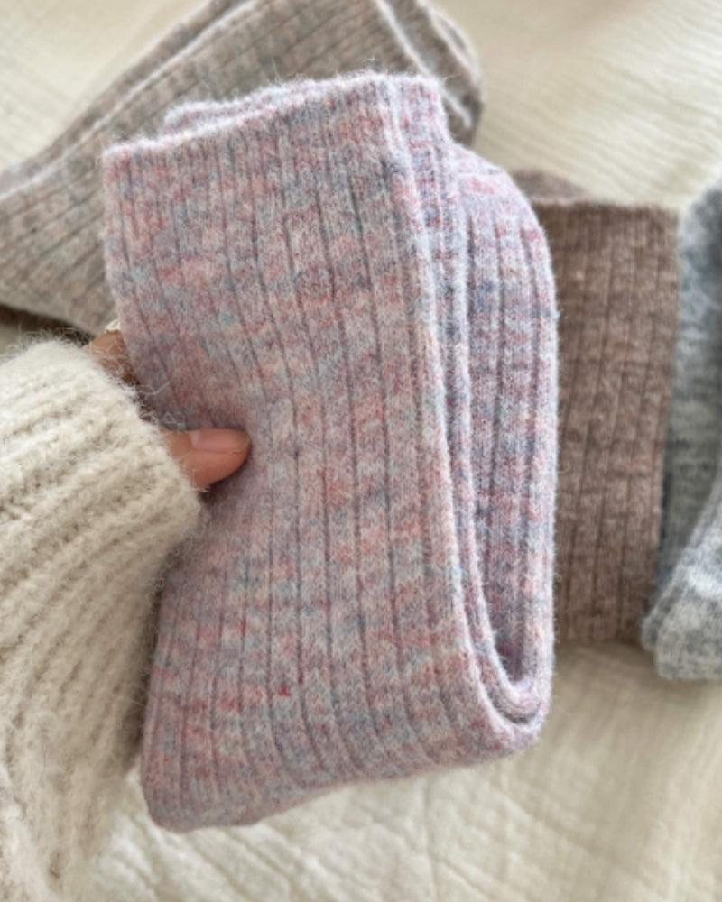 Chaussettes douillettes en cachemire