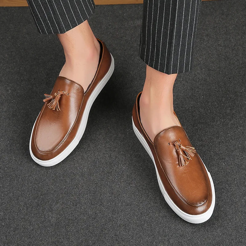 Ricco Milano italienska avslappnade loafers