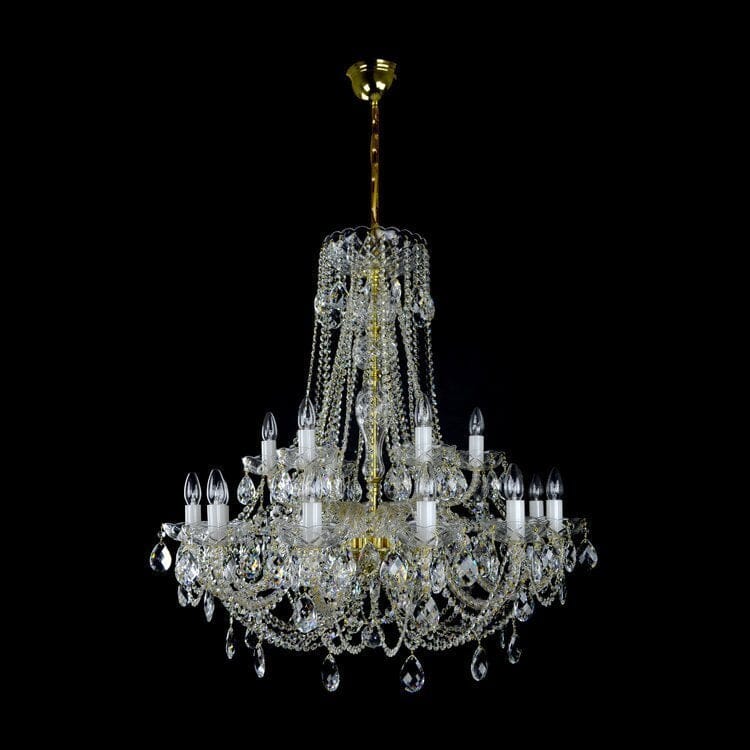 Classe Elevada Candelabro de Cristal