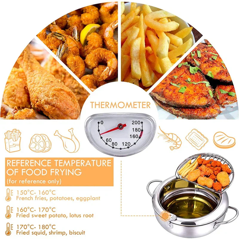 Master Fryer with Thermometer