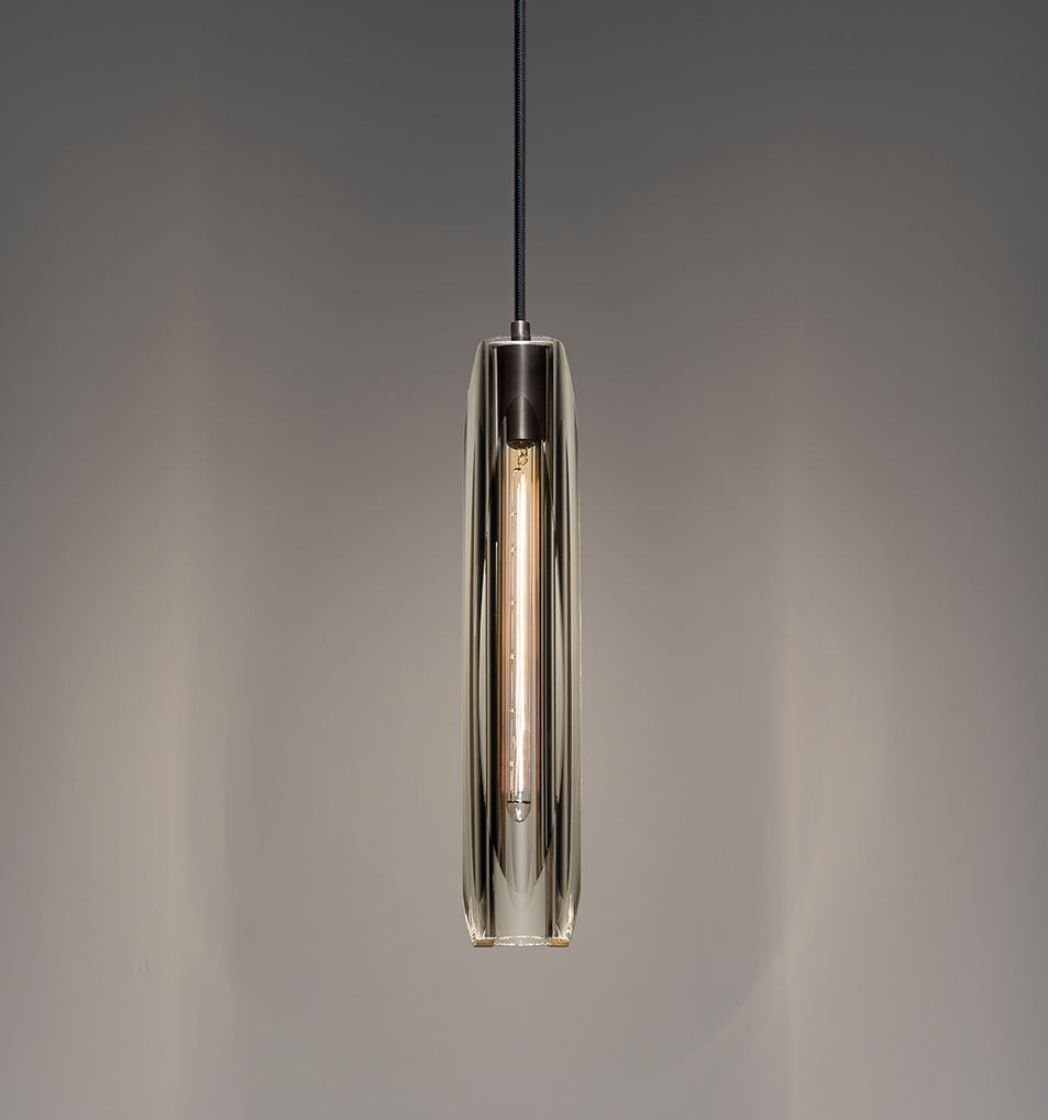 Single Benine - Postmodern Full Copper + K9 Crystal LED Pendant Lights