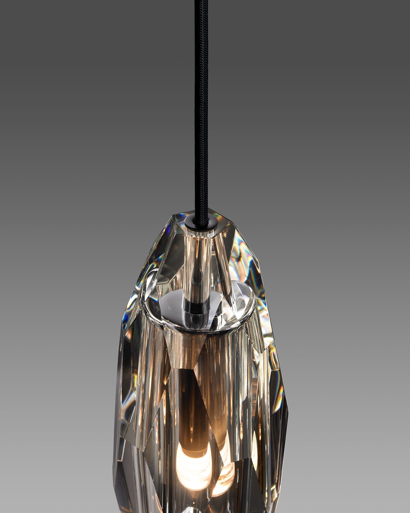 Single Benine - Postmodern Full Copper + K9 Crystal LED Pendant Lights