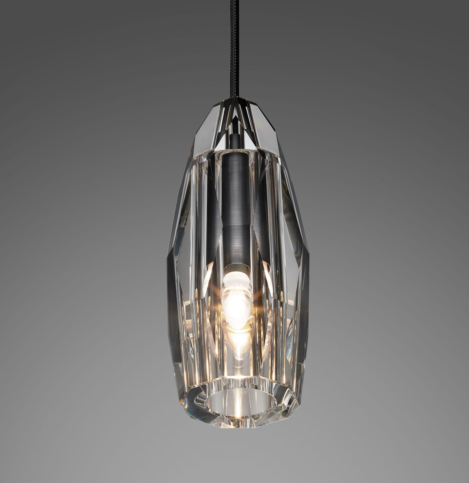 Single Benine - Postmodern Full Copper + K9 Crystal LED Pendant Lights