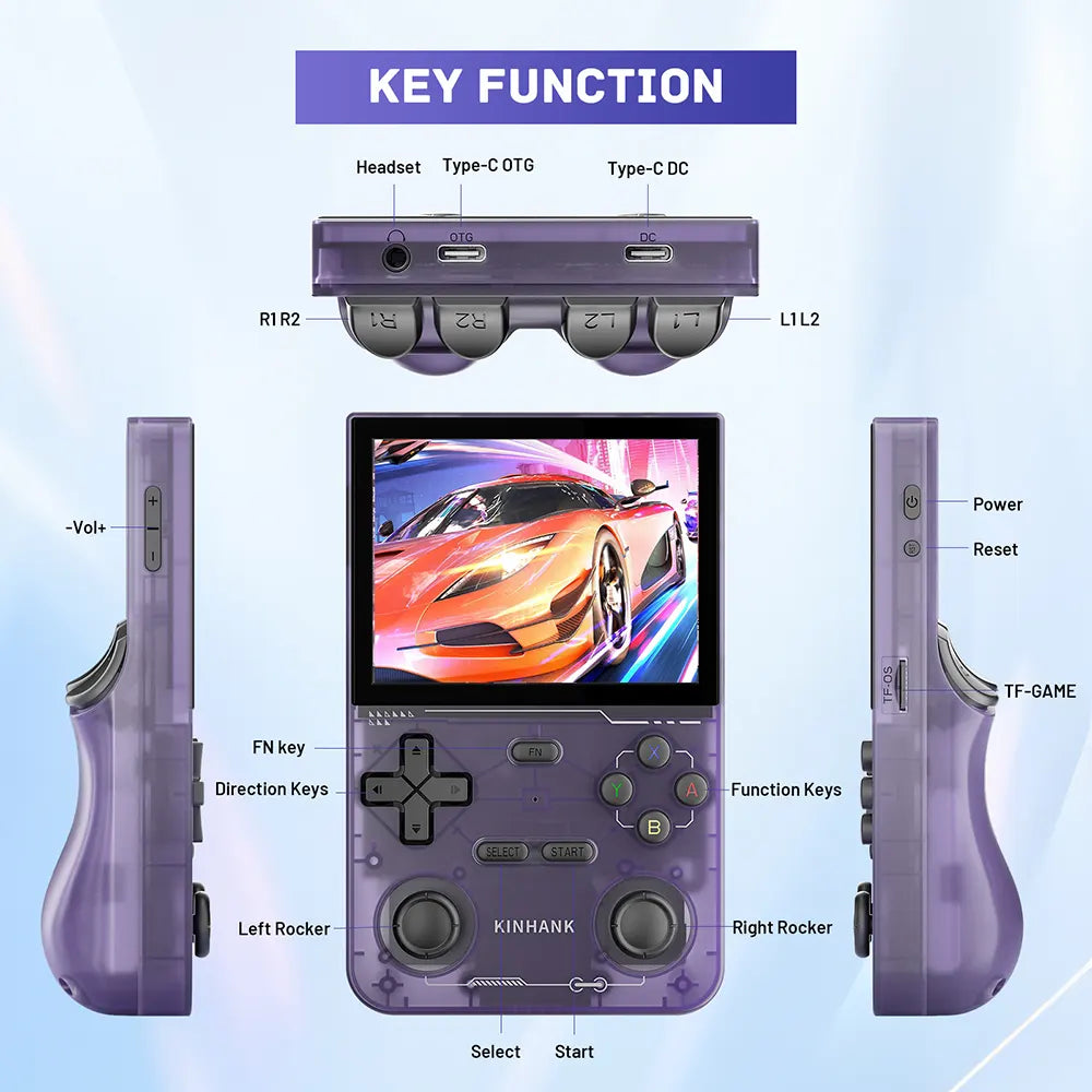 K36 Retro Handheld Game Console - Kinhank