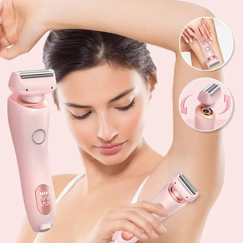 The Silky Shave™ smooth, soft skin at home or while traveling!