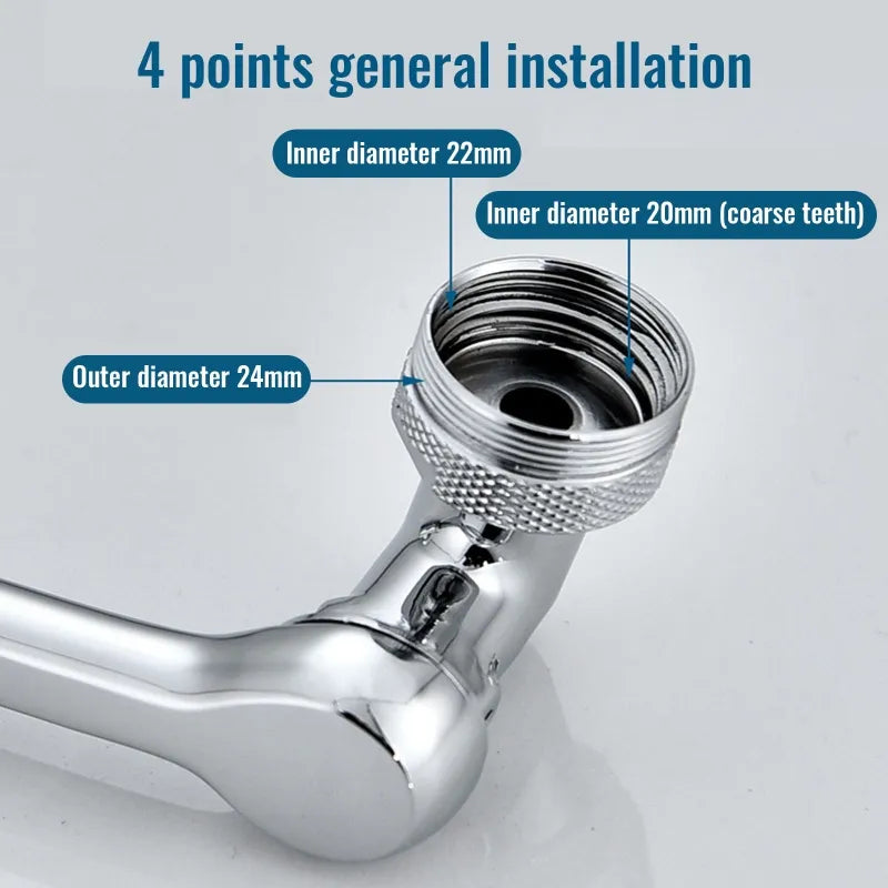 UNIVERSAL 1080° SWIVEL FAUCET