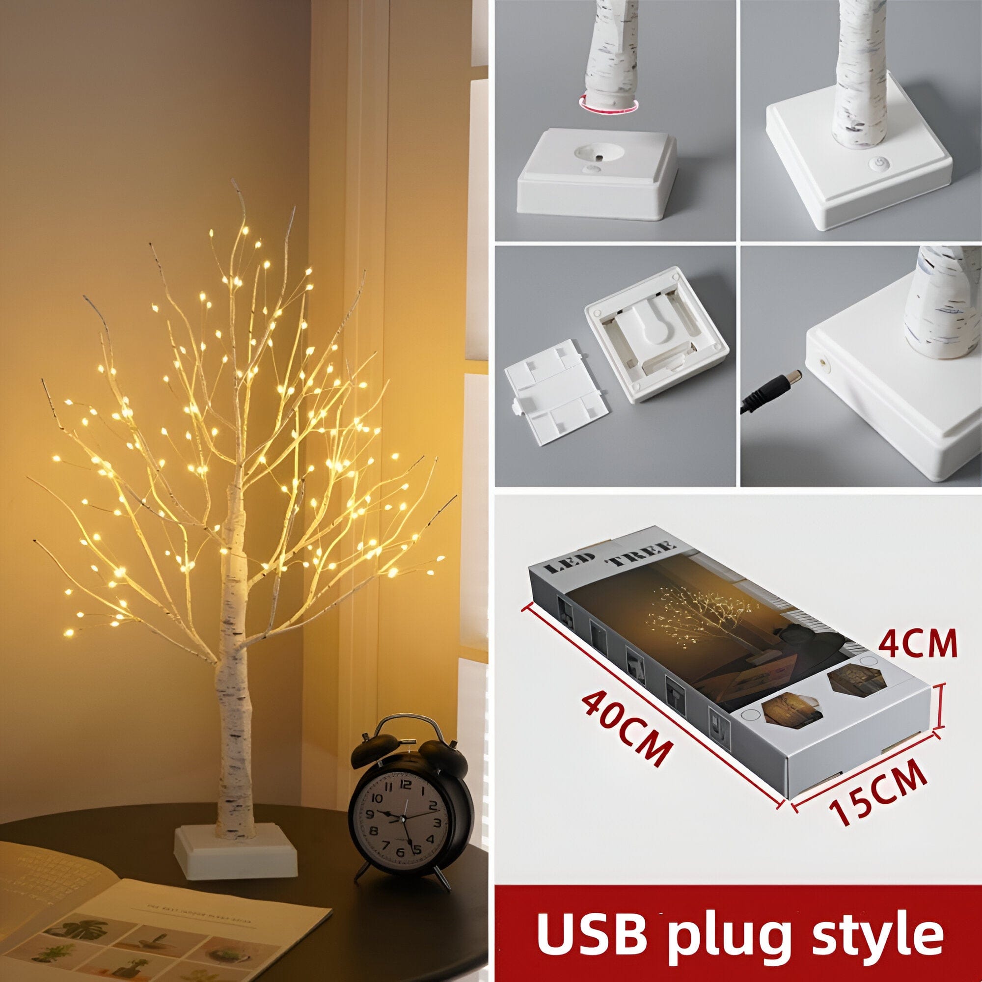 USB LED berkenboomverlichting