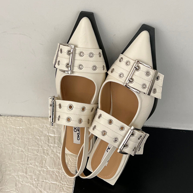 Rivet Charm Flats