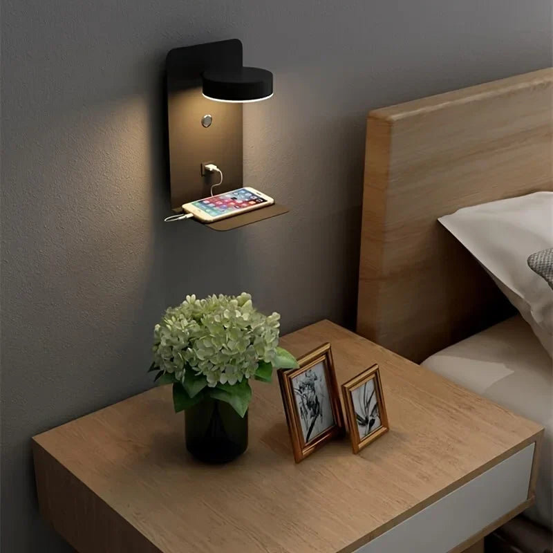 PureShine - Simplicity wandlamp voor slaapkamer