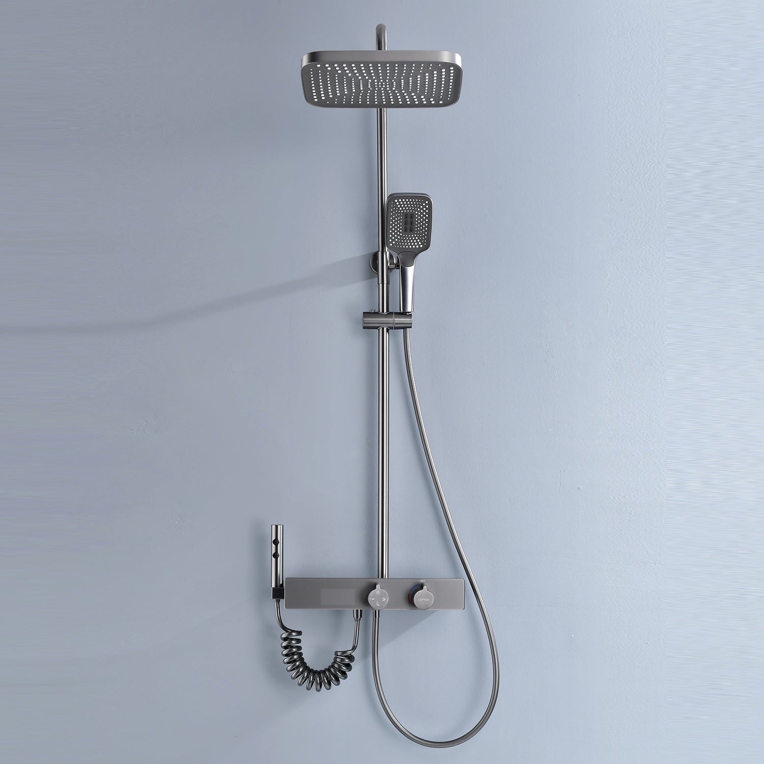 Advanced Thermostatic Shower System with 4 Mode Water Outlet Options