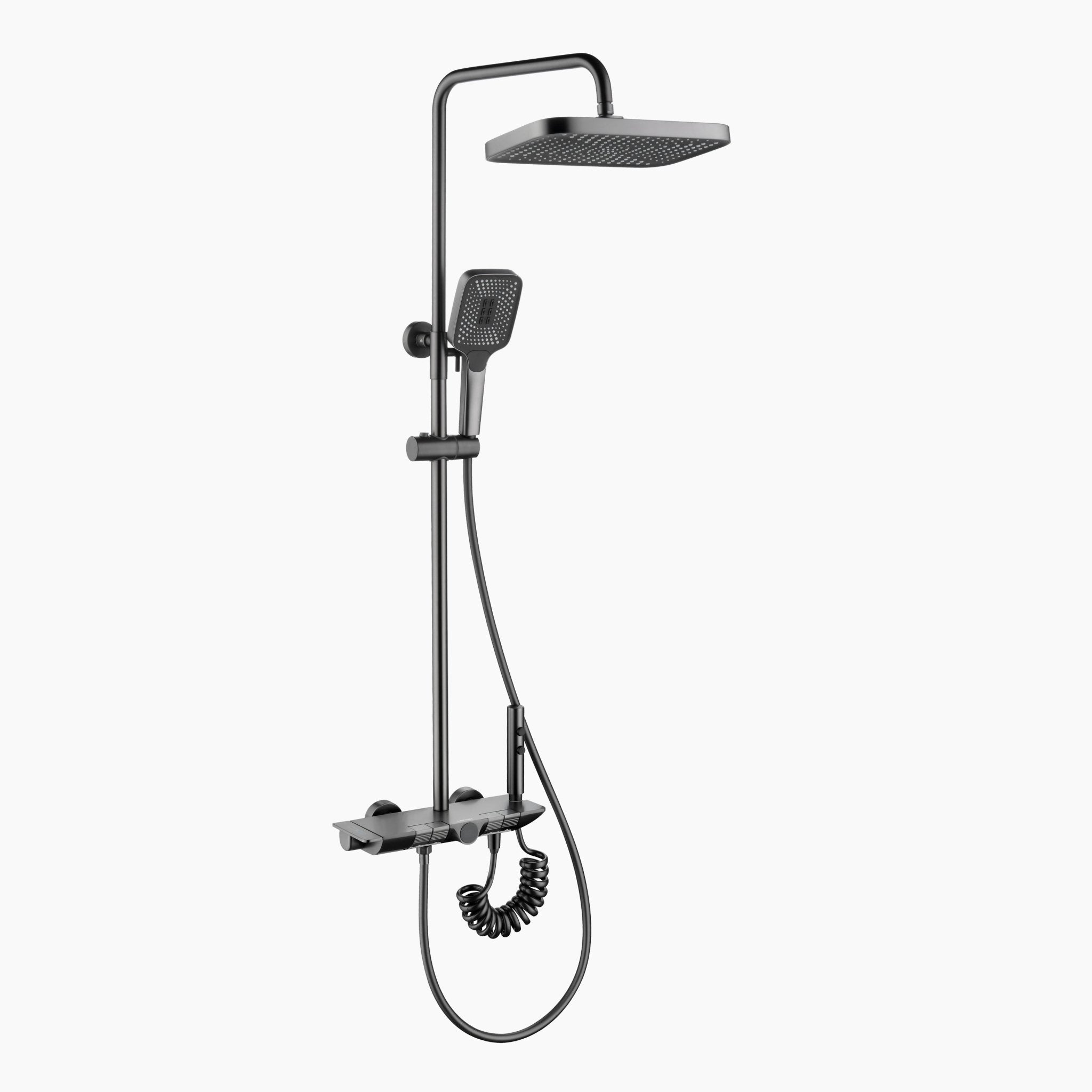 Intelligent Shower System with Multi-Function Water Outlets