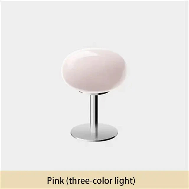 CreamPop - Lollipop-Lampe aus cremefarbenem Glas